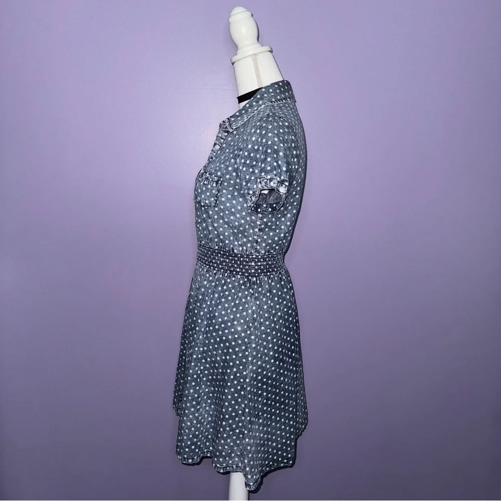 Mossimo Supply Co. Denim Polka Dot Dress - Picture 7 of 12